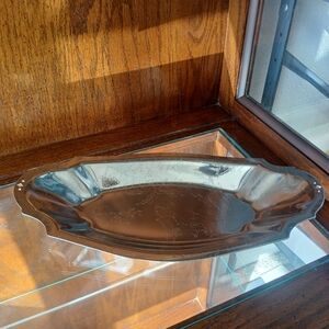 ⏳️Elegant Silver Plated Serving Tray